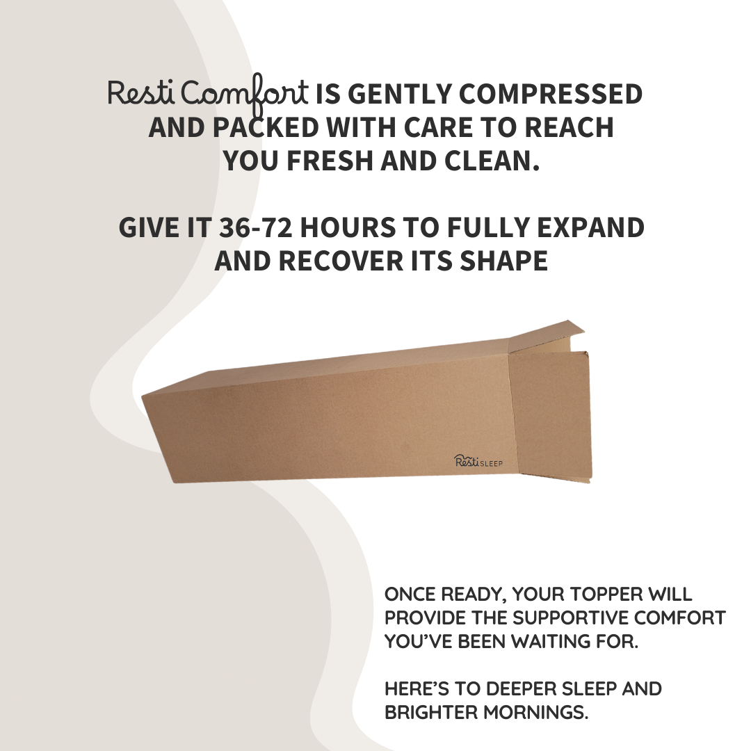 Resti Comfort Foam Mattress Topper - Ultimate Comfort and Pressure Relief