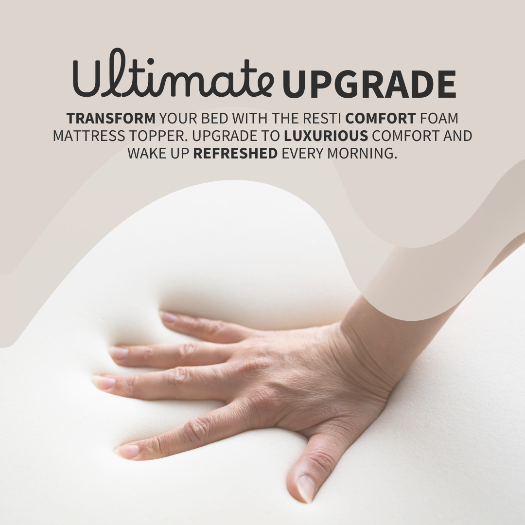 Resti Comfort Foam Mattress Topper - Ultimate Comfort and Pressure Relief