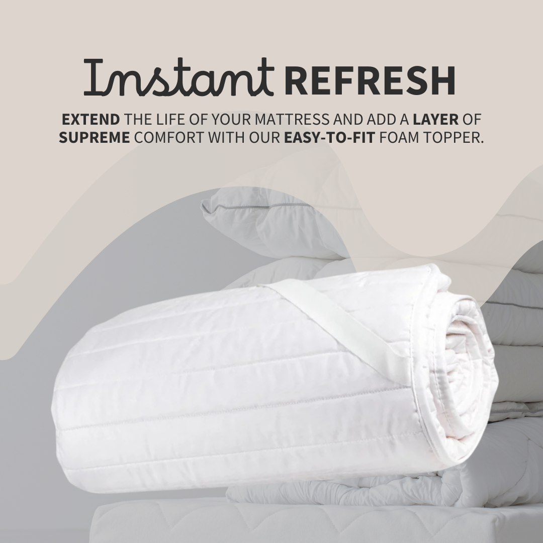 Resti Comfort Foam Mattress Topper - Ultimate Comfort and Pressure Relief