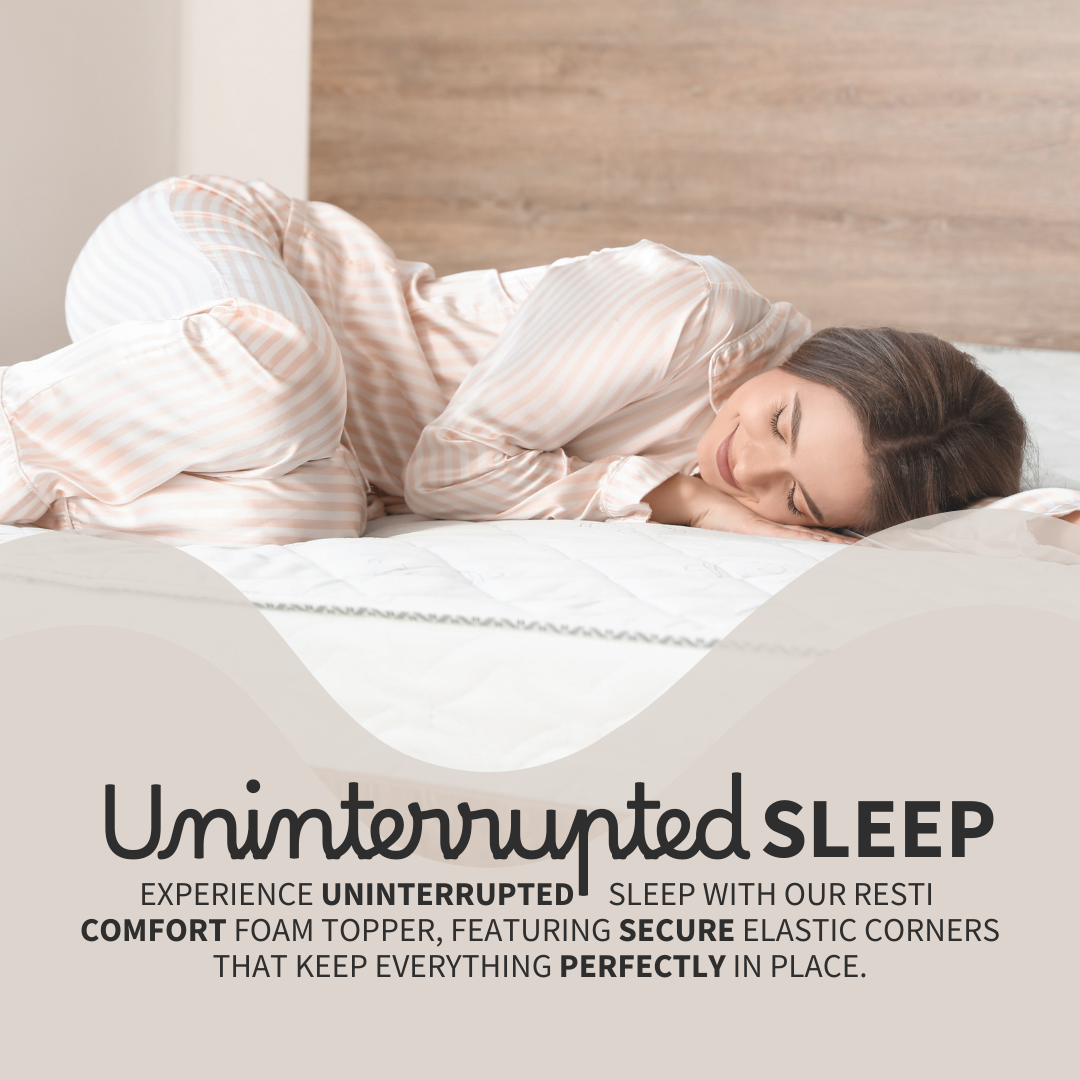 Resti Comfort Foam Mattress Topper - Ultimate Comfort and Pressure Relief