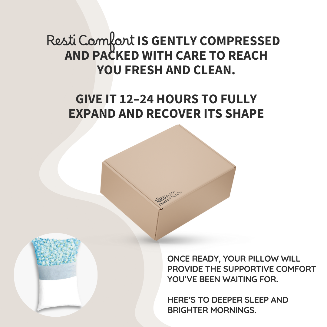 Resti Comfort Sleep Pillow - Advanced Reflex Foam for Premium Support