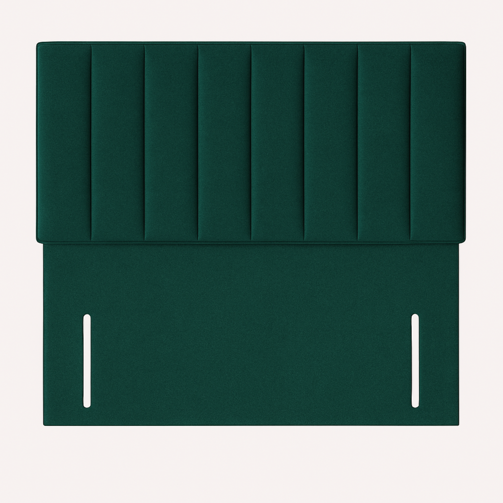 Resti Serenity Bed – Velvet Jasper Green | Double (4'6) with Luna 1000 Mattress