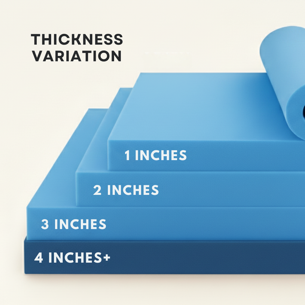 Orthopaedic Blue Foam Mattress Topper – UK Mattress Sizes | Premium Comfort & Support | Fast Free Delivery