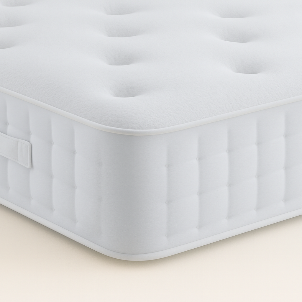 Resti Serenity Bed – Velvet Jasper Green | Double (4'6) with Luna 1000 Mattress