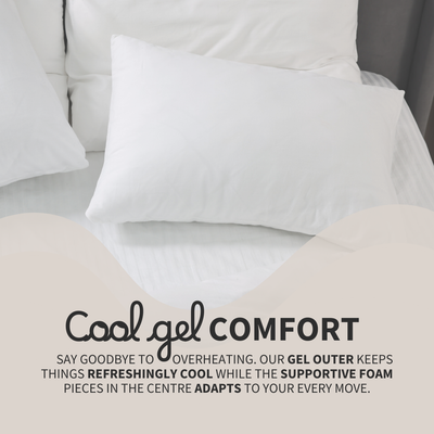 Resti Luxe Sleep Pillow - Cooling Gel Technology for Superior Comfort
