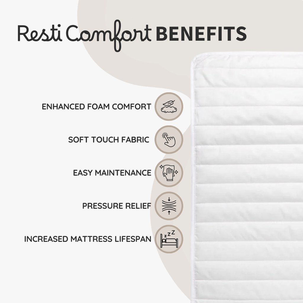 Resti Comfort Foam Mattress Topper: Ultimate Comfort and Pressure Relief