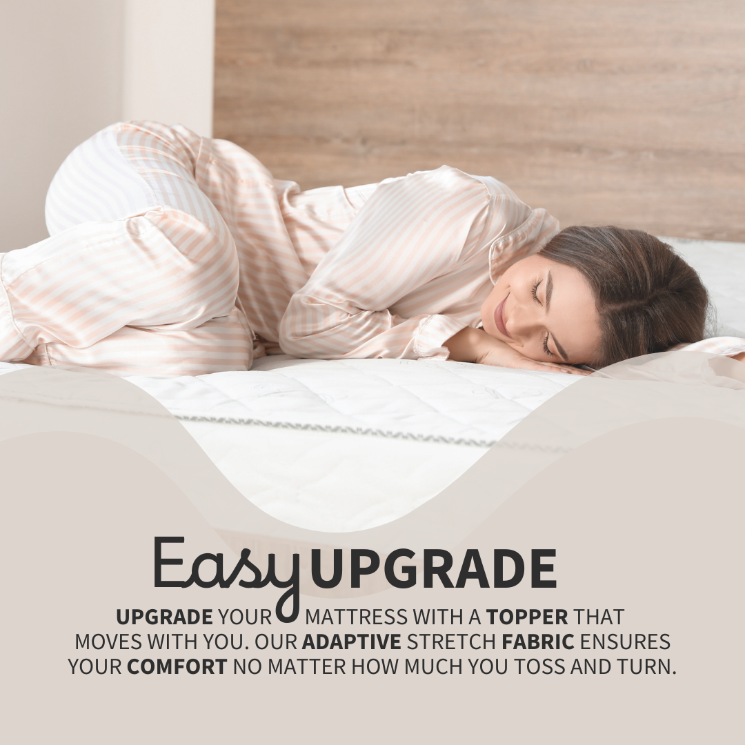 Resti Essential Plush Mattress Topper: Deluxe Softness and Comfort for All Mattress Types