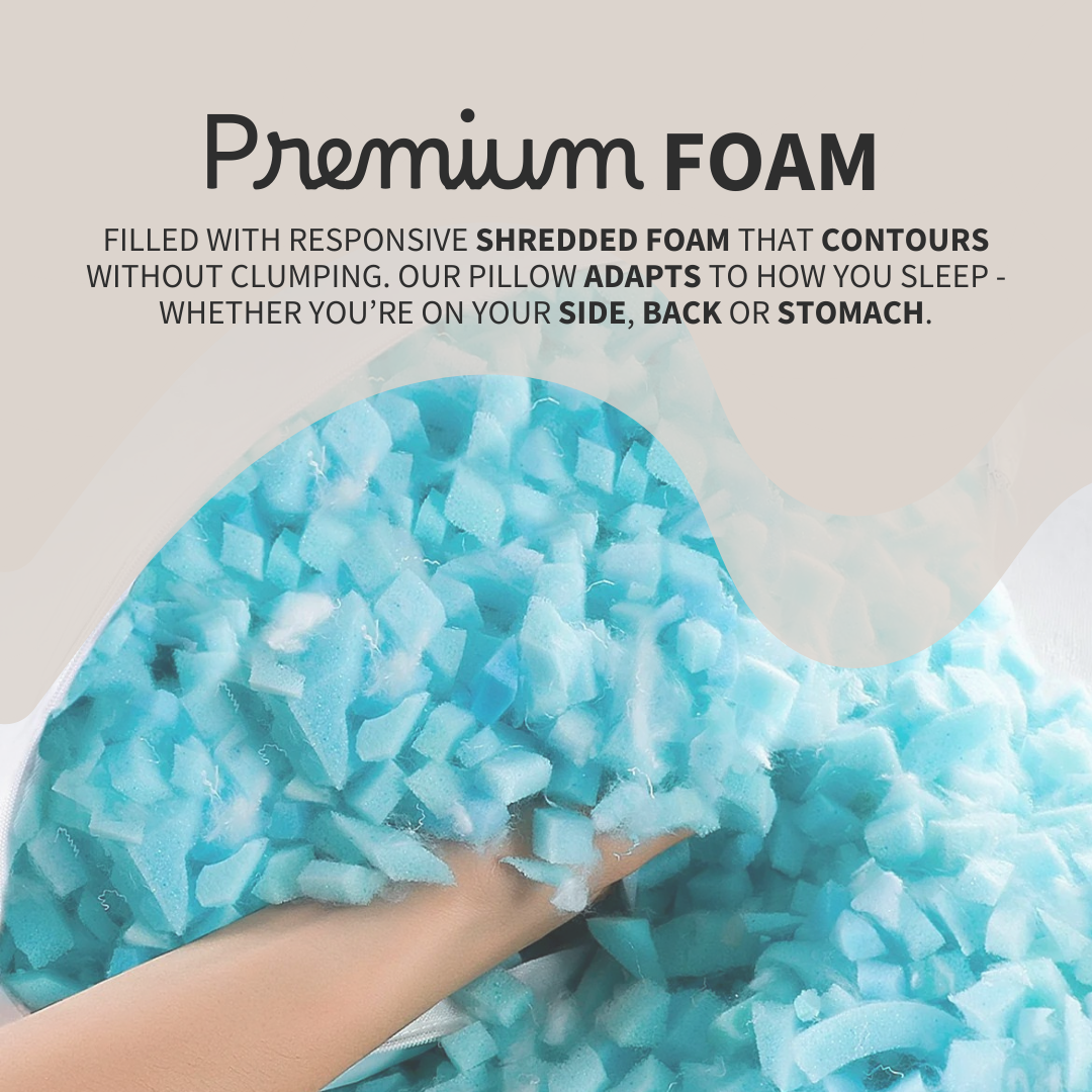 Resti Comfort Sleep Pillow - Advanced Reflex Foam for Premium Support