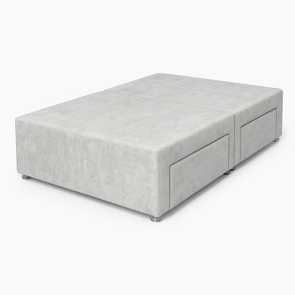 Resti Divan Base - Crushed Velvet Smoke
