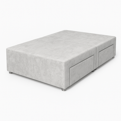 Resti Divan Base - Crushed Velvet Smoke