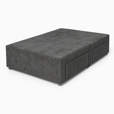 Resti Divan Base - Crushed Velvet Smoke