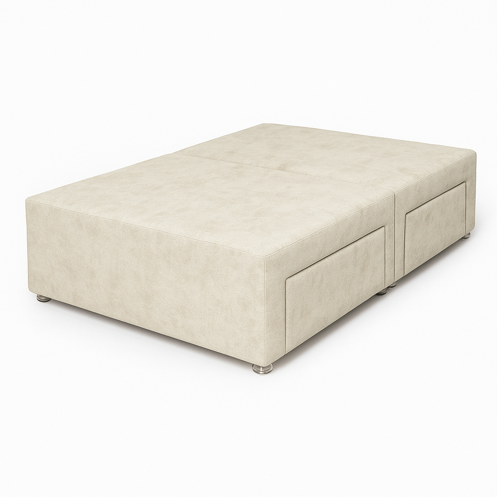 Resti Divan Base - Crushed Velvet Smoke