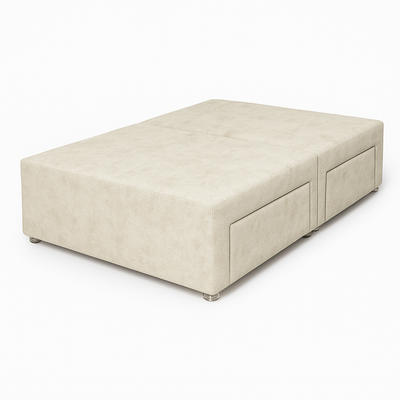 Resti Divan Base - Crushed Velvet Smoke