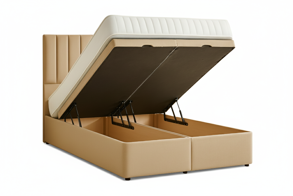 Resti Serenity Ottoman Bed with Halo 12.5g Orthopaedic Mattress – Storage Bed Bundle