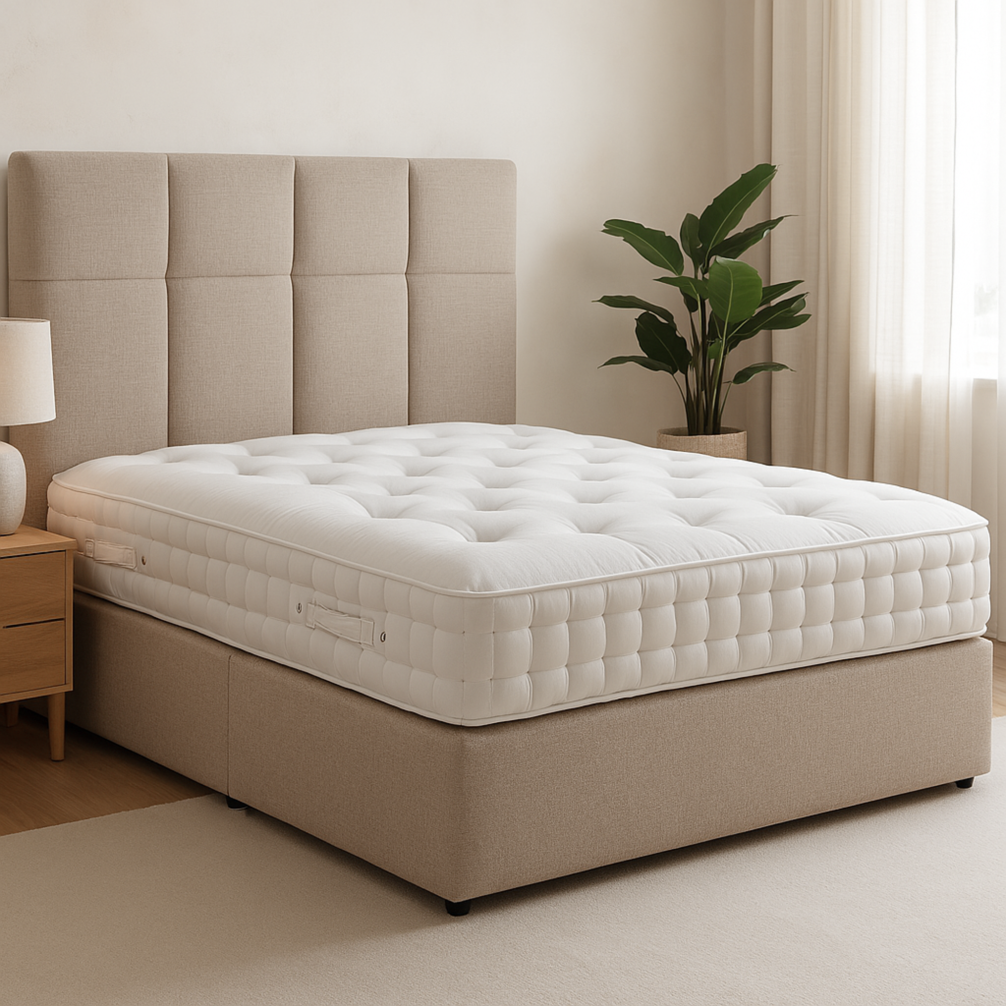 Resti Solara Mattress – 1000 Pocket Springs | Natural Fillings | Soft–Medium Feel