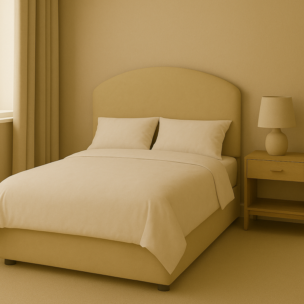 Resti Ripple Fabric Strutted Headboard