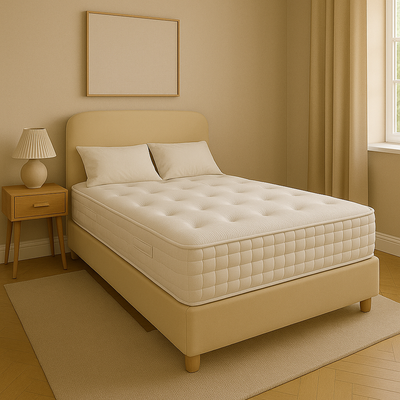 The Slumber Resti 4'6ft Double Fabric Strutted Headboard