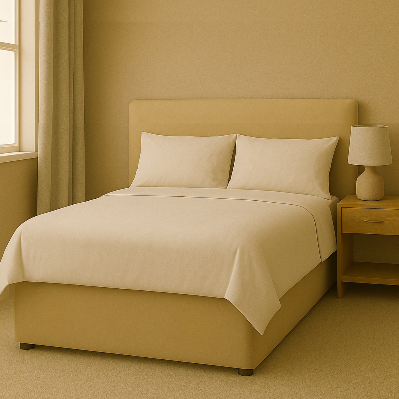 The Soothe Resti 4'6ft Double Fabric Strutted Headboard