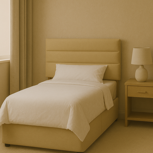 The Solace Resti 3ft Single Fabric Floor Standing 137cm Headboard