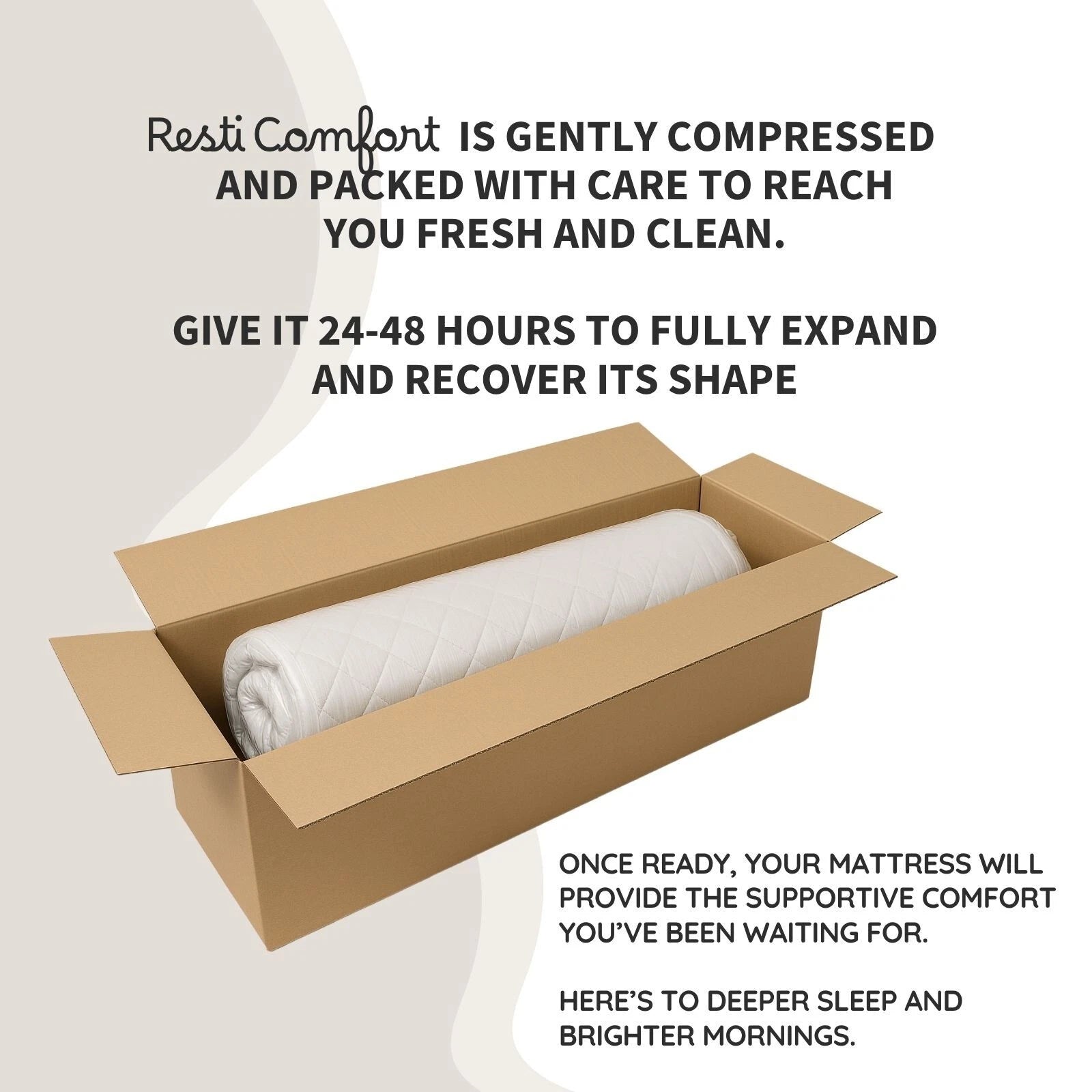 Resti Comfort Mattress – Soft-Medium Bonnell Spring Mattress for Everyday Sleepers